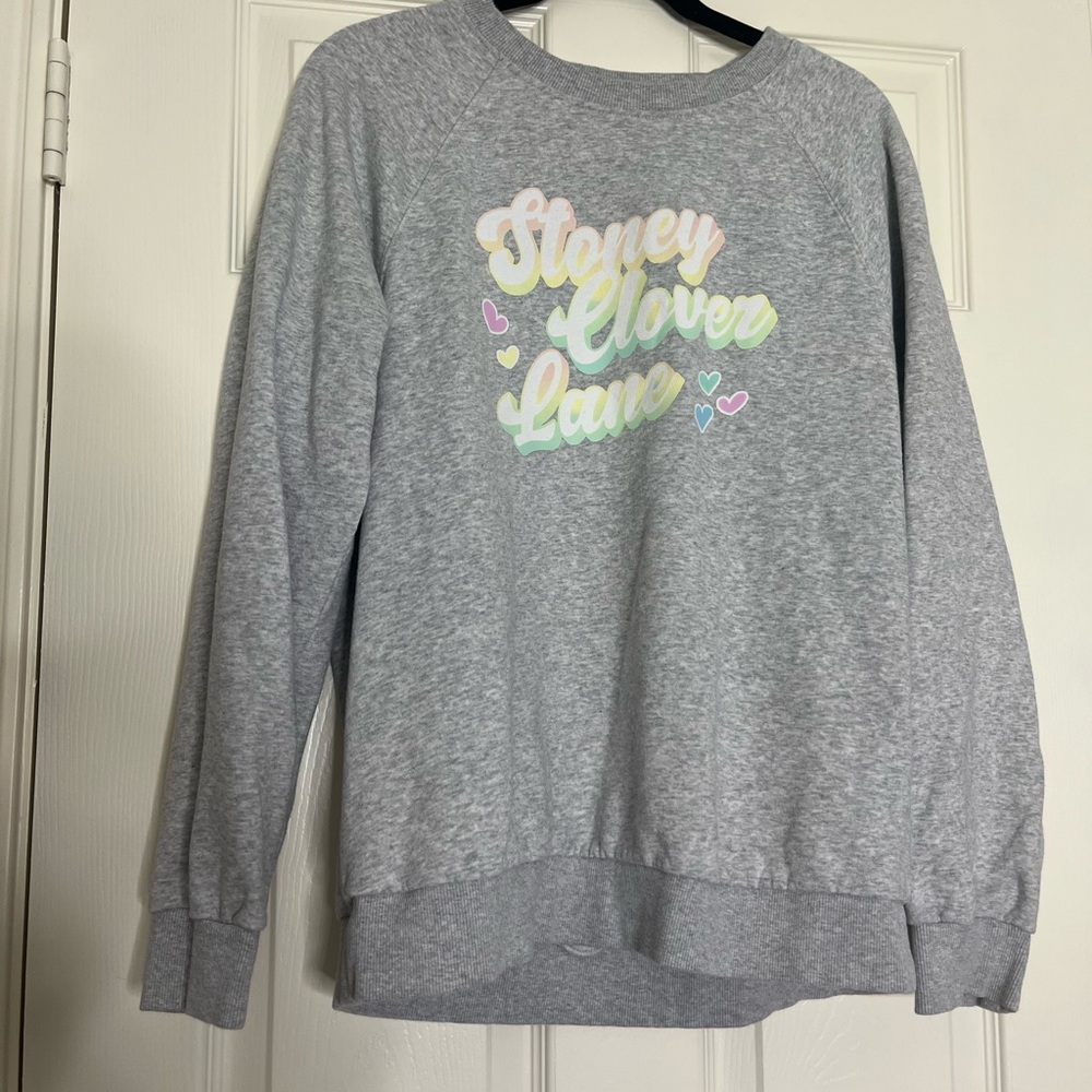 Stoney Clover Lane Light Gray Women's Sweater